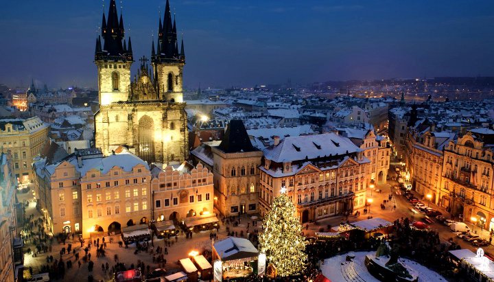 новогодняя Прага