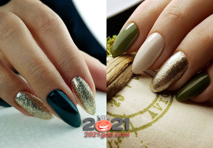 Модный глиттер на Новый Год 2021