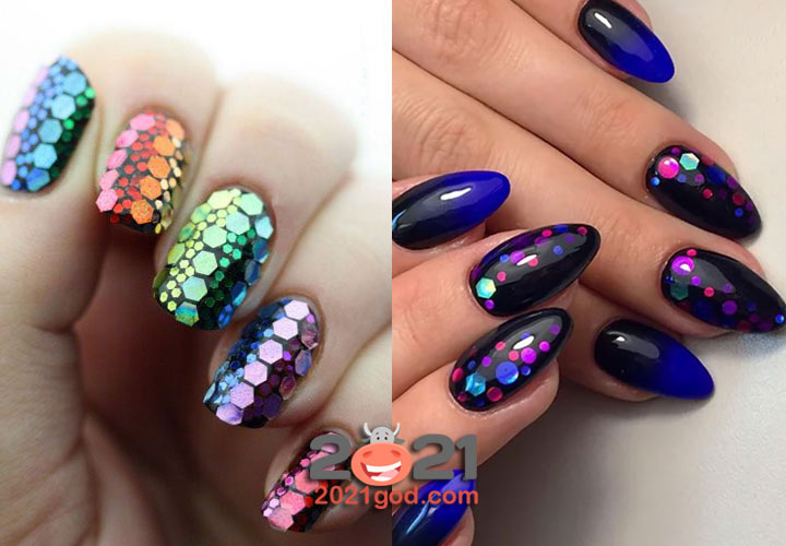 Камифубуки - красивый маникюр на 2021 год