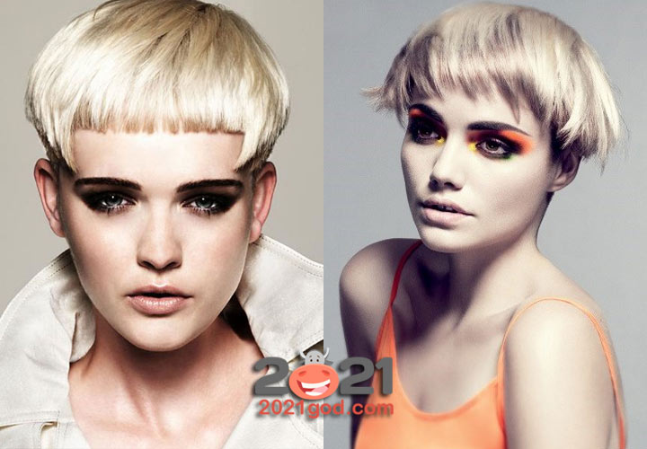 Модная альтернативная шапочка - асимметричные стрижки на 2020-2021 год