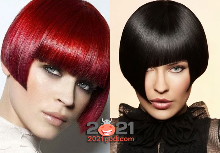 Модные стрижки 2020-2021 - шапочка