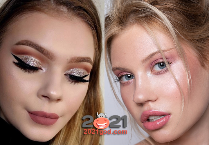 Модный макияж на Новый Год 2021