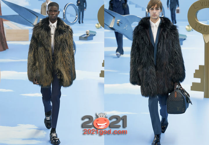 Короткие мжуские шубы вместо куртки - мода сезона осень-зима 2020-2021