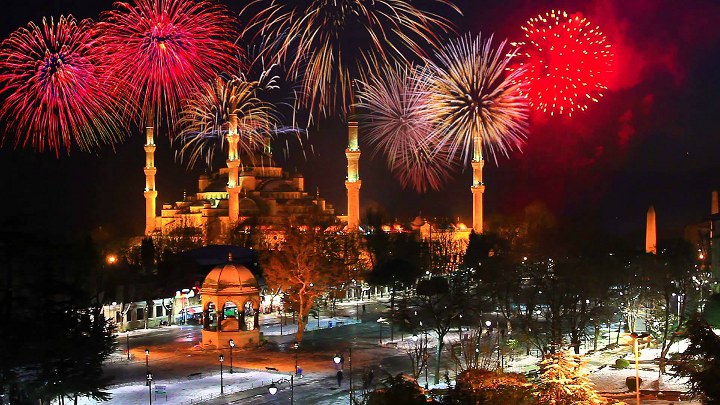 новый год в Турции