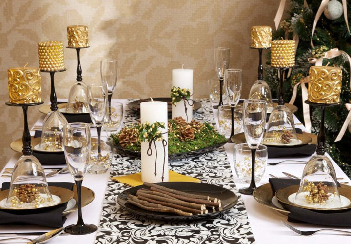 Оформление новогоднего стола - идеи на 2021 год