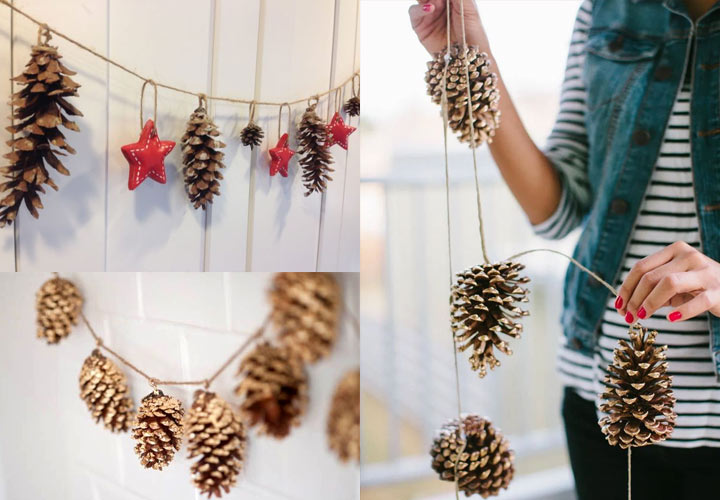 Настенный декор в офис на Новый Год 2021