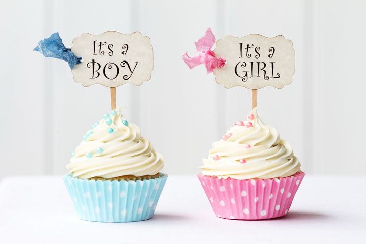 Кексы для мальчика и девочки