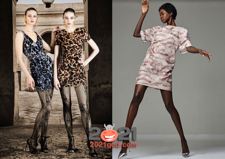 Расцветки коктейльных платьев на 2021 год