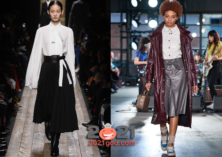 Белые блузки на 2021 год