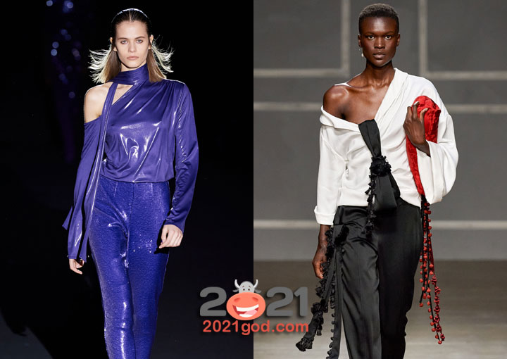 Асимметрия - модные тренды сезона осень-зима 2020-2021