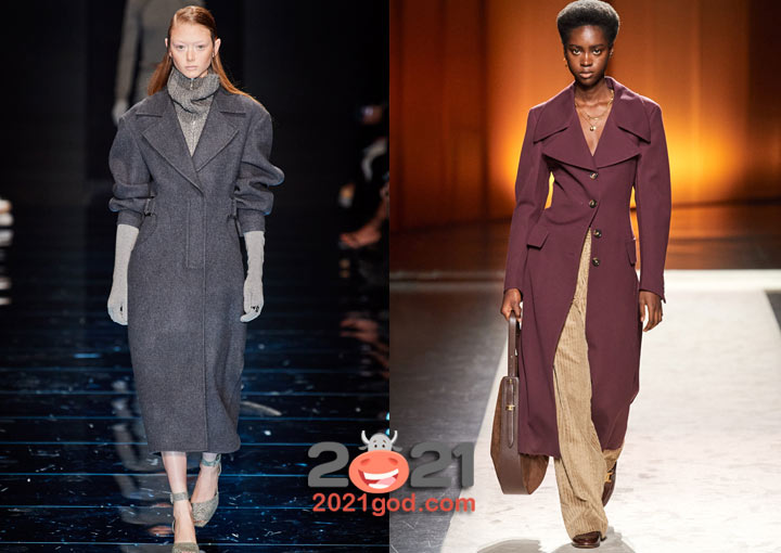 Классические пальто коллекций сезона осень-зима 2020-2021