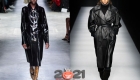 Пальто из кожи - тренд 2021 года