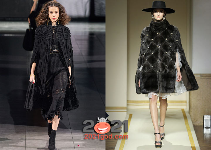 Модные кейпы сезона осень-зима 2020-2021