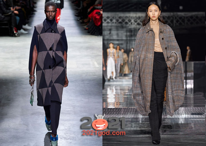 Модные кейпы коллекций осень-зима 2020-2021