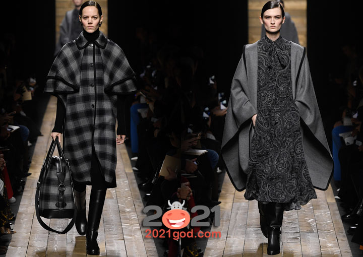 Трендовые кейпы как альтернатива пальто в 2021 году