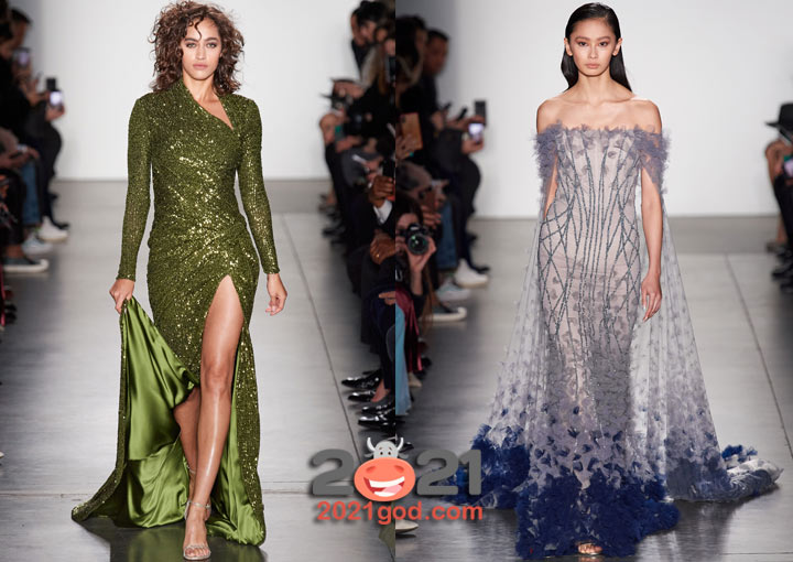 Вечернее платье для встречи Нового 2021 года