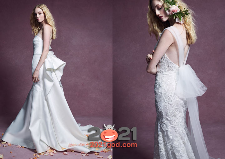 Marchesa осень-зима 2020-2021 свадебные образы