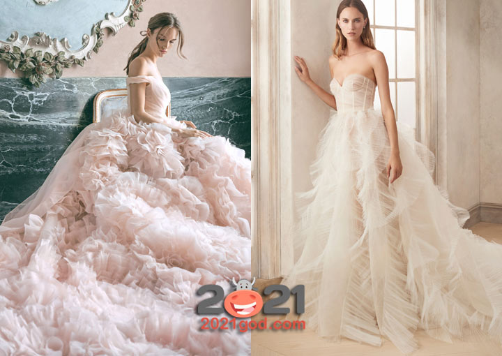 Роскошное свадебное платье на 2020-2021 год