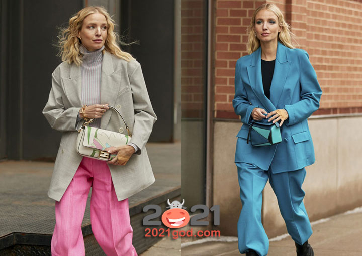 Уличная мода осень-зима 2020-2021 - жакеты оверсайз