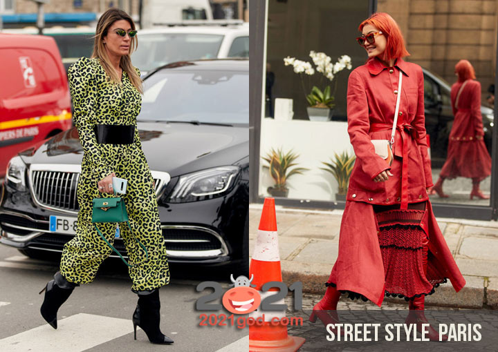 Уличная мода Парижа осень-зима 2020-2021