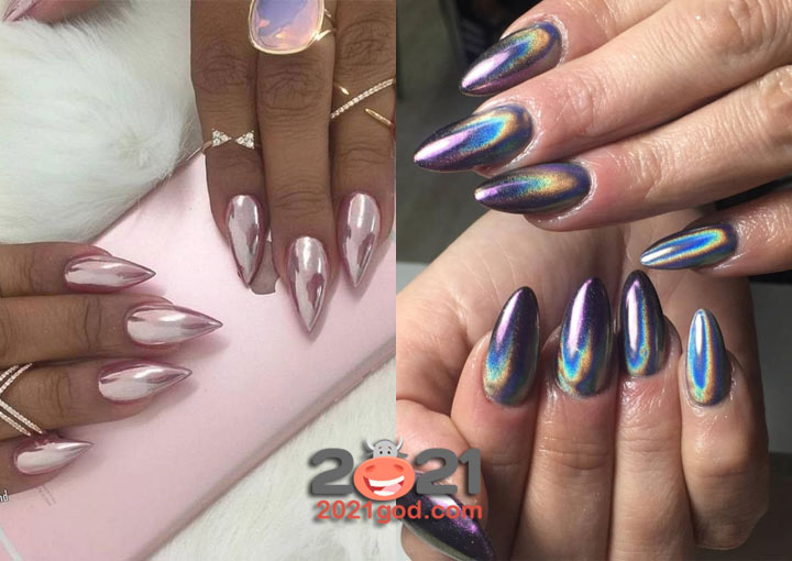 Модный гель-лак с втиркой 2020-2021