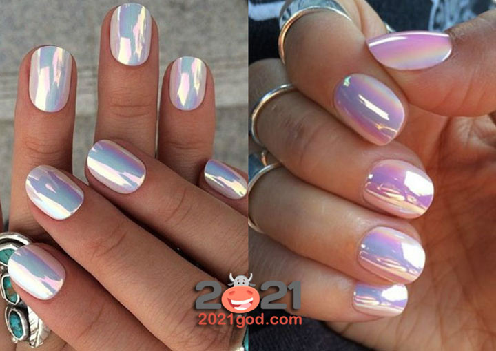 Модный неил-арт на 2020-2021 год - гель-лак с втрикой