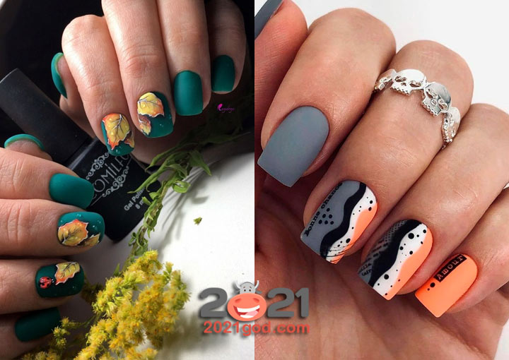 Яркий осенний гель-лак - идеи маникюра на 2020-2021 год