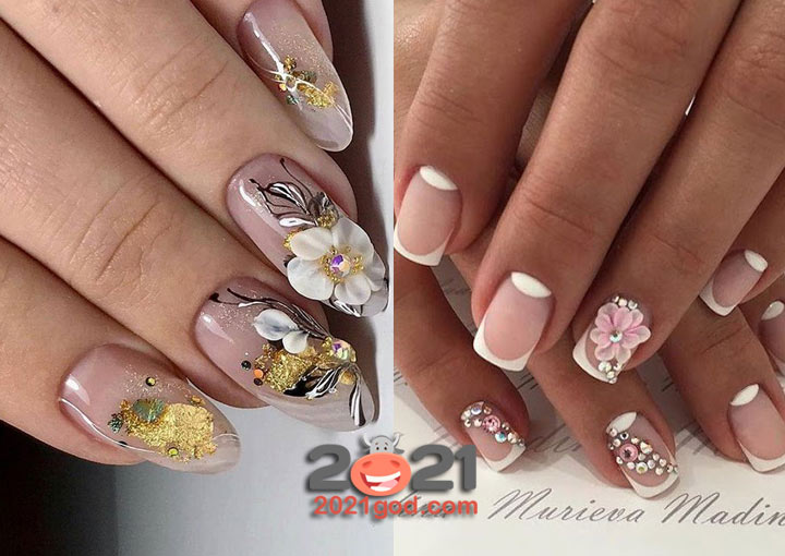 Объемный декор - модные идеи неимл-арта на 2021 год