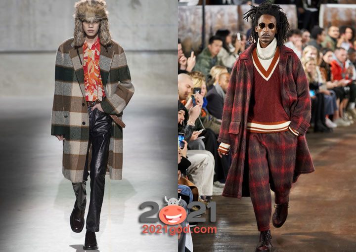 Яркая клетка - тренд мужской моды 2020-2021 года