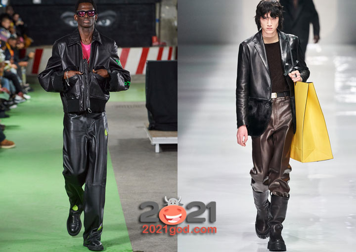 Куртки из кожи - тренды сезона осень-зима 2020-2021 года