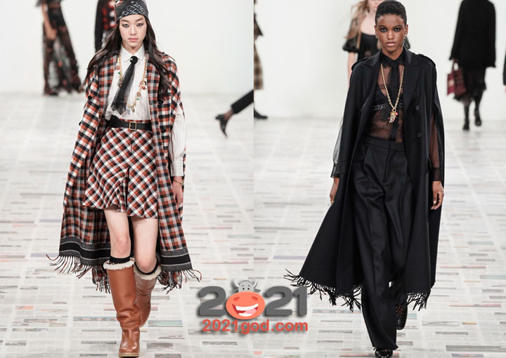 Кейпы Диор осень-зима 2020-2021