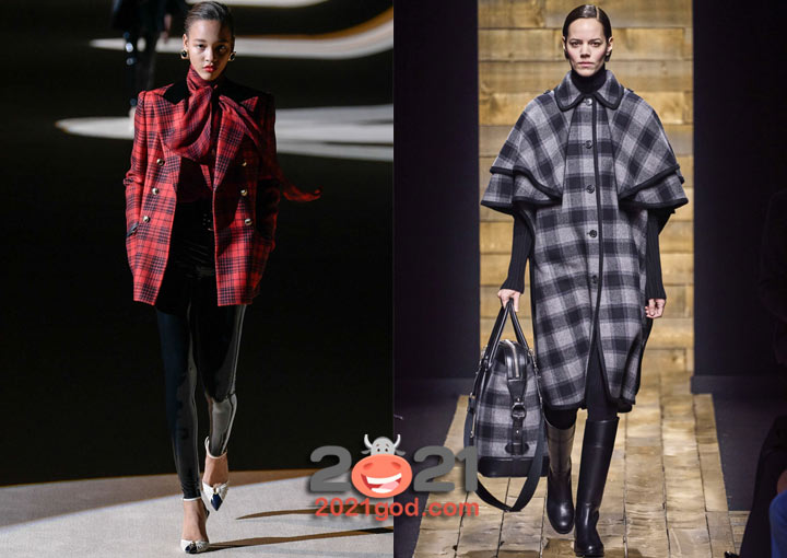 Модные луки сезона осень-зима 2020-2021 - клетчатый принт