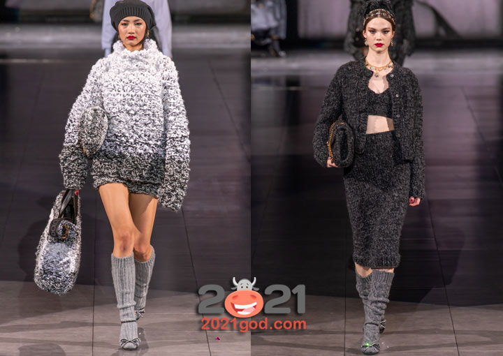 Dolce & Gabbana коллекция осень-зима 2020-2021 - модные луки