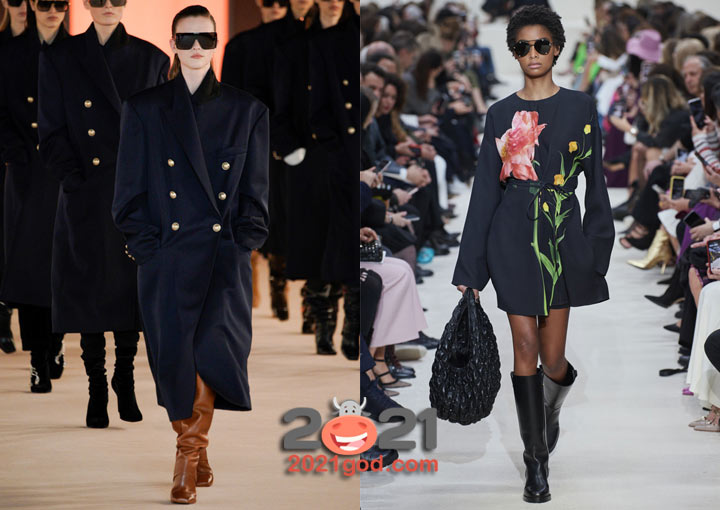 Модные сапоги 2020-2021 без каблука