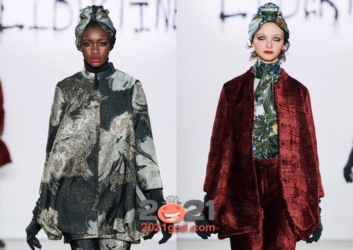 Модные цветные тюрбаны осень-зима 2020-2021 года