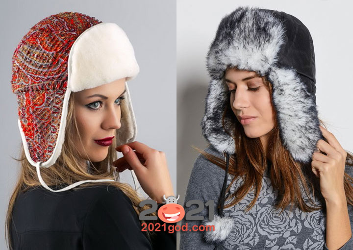 Модная шапка-ушанка на 2021 год