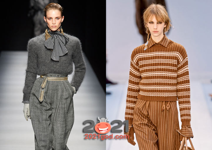Модный свитер - тренды 2021 года