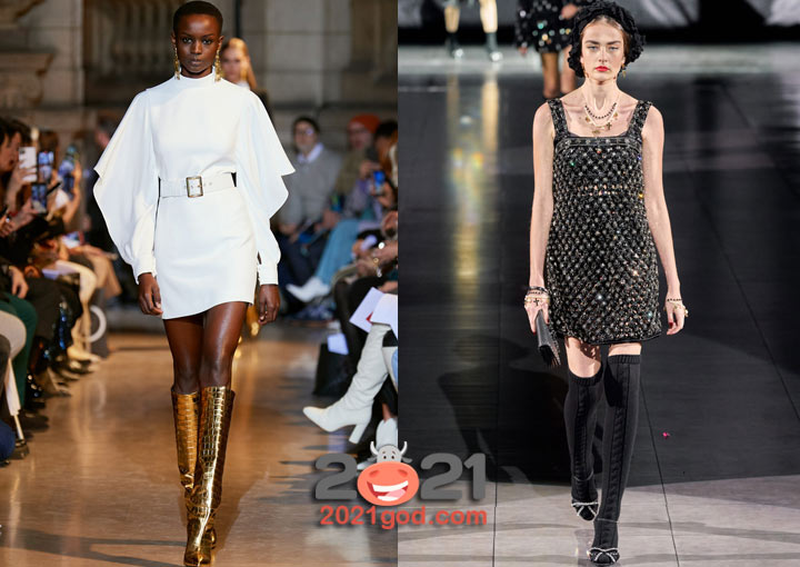 Модное коктейльное платье для базового гардероба осень-зима 2020-2021 год