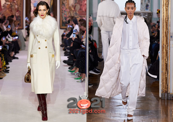Модные белые пальто для базового гардероба зимы 2020-2021