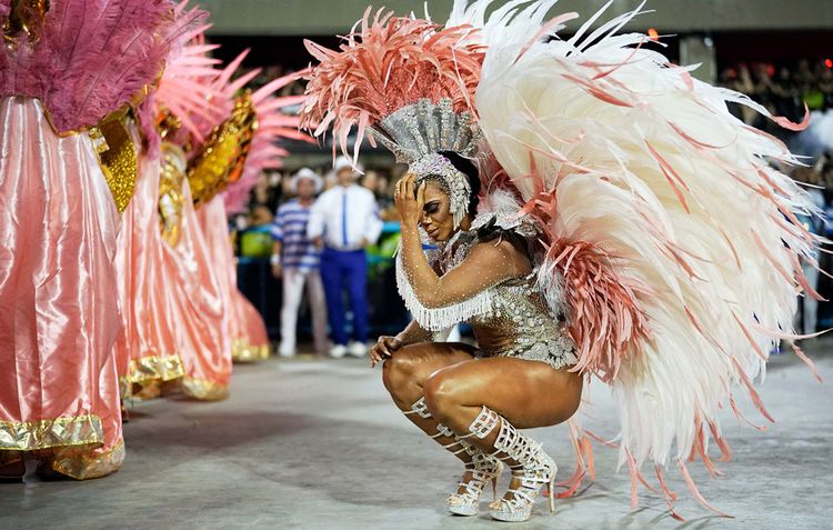 Участница карнавала в Рио