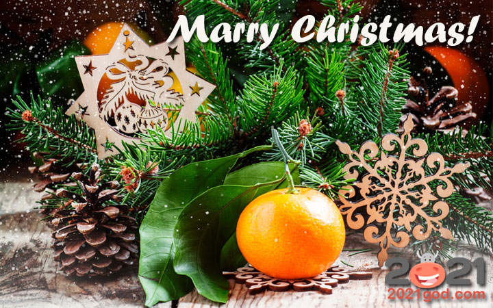 Картинки и открытки к Рождеству Христову на 2021 год