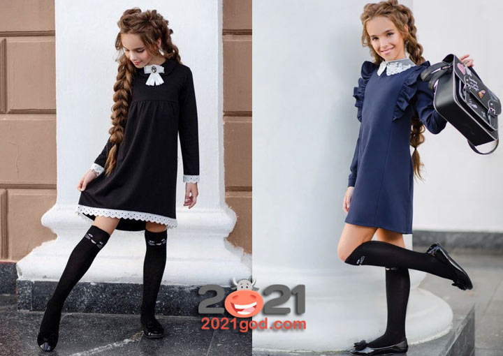 Модные платья для школьниц на 2020-2021 год