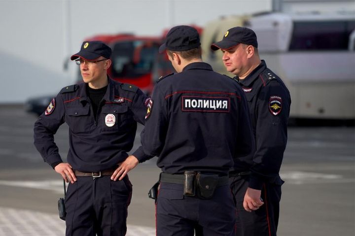 Сотрудники полиции РФ