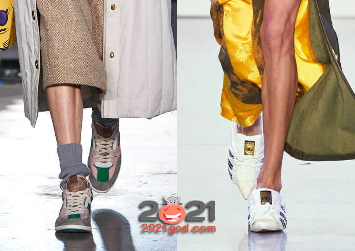 С чем носить кроссовки зимой 2020-2021 года