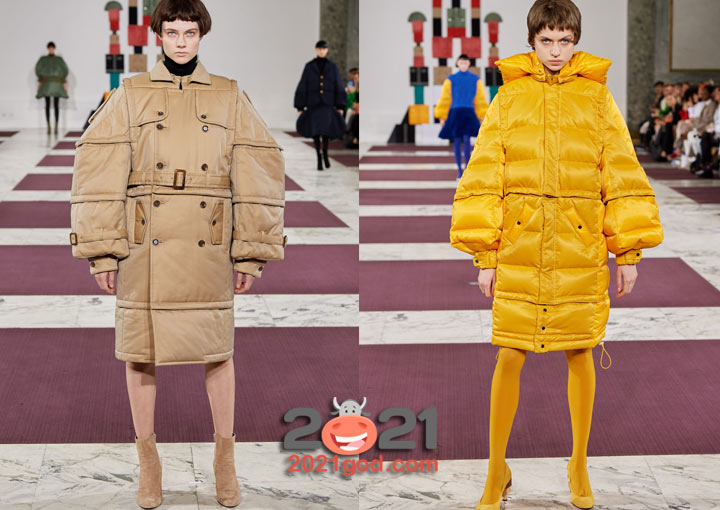 Модные объемные пуховики зимы 2020-2021