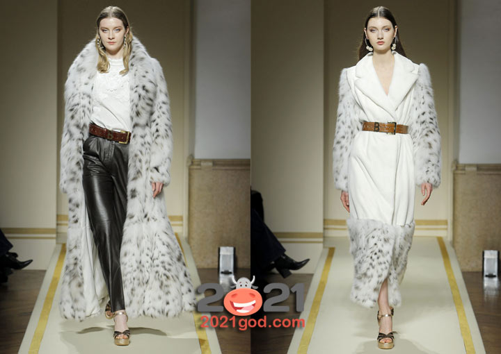 Модные белые шубы зимы 2020-2021
