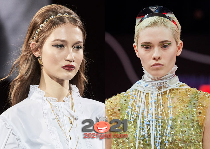 Модные аксессуары зимы 2020-2021 - диадемы