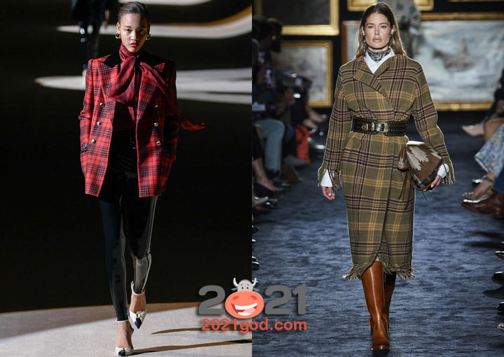 Модный тартан - принты зимы 2020-2021