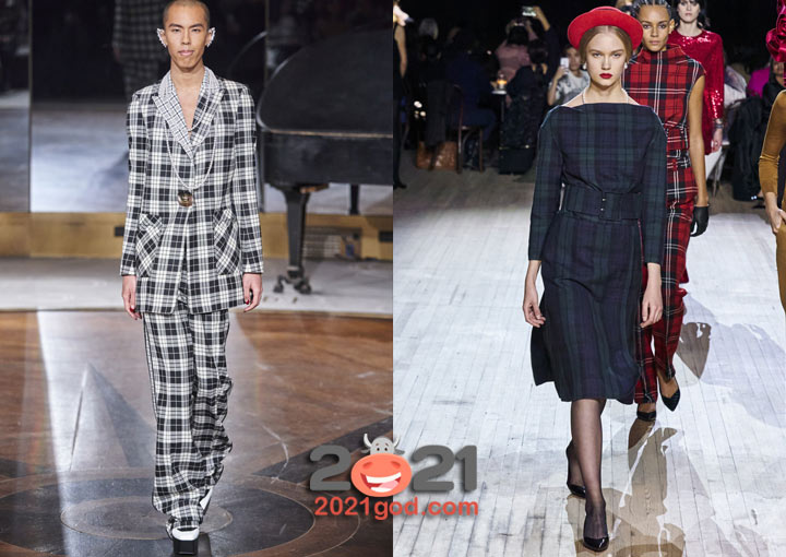 Тартан - модный клетчатый принт на 2021 год