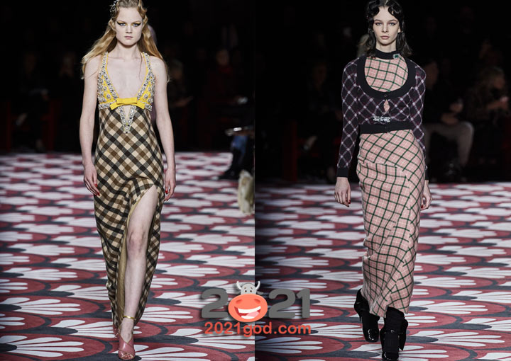 Клетчатые принты зимы 2020-2021 года